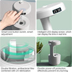 Smooth Sailing Antigravity Humidifier – Ultra-Quiet Mist Diffuser with Water Drop Light Effects