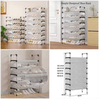 Modern Multi-Layer Shoe Storage Rack – 5 to 7 Layer Shoe Organizer