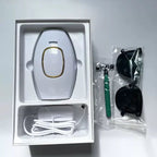 IPL Laser Hair Removal Handset – At-Home Hair Removal System for Women & Men with Razor & Safety Glasses