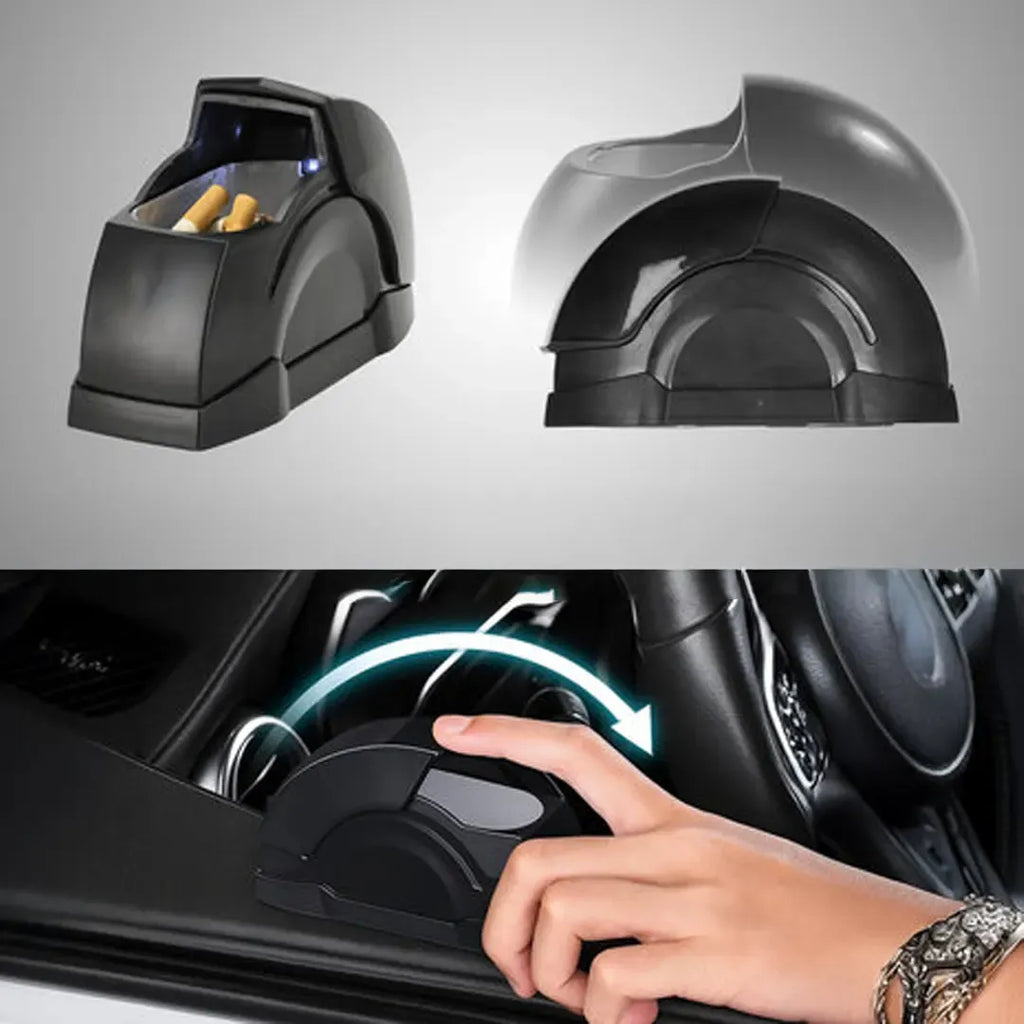 Portable Car Ashtray – Smoke-Trapping Odor-Reducing Ashtray for Vehicle
