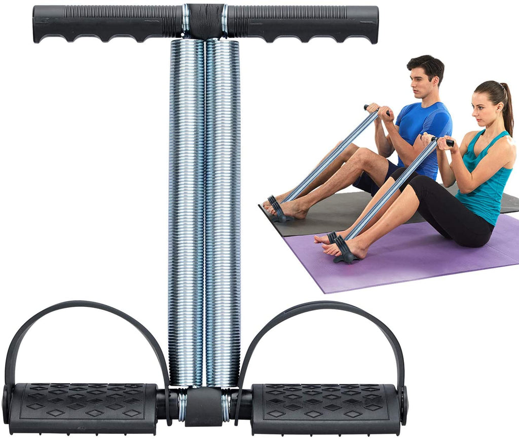Tummy Trimmer Double Spring Resistance Trainer – Home Gym Abdominal Exercise Equipment