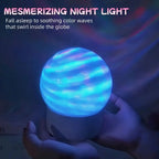 2-in-1 Ocean Wave & Northern Aurora Projector Light – 16-Color RGB Mood Lamp