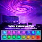 2-in-1 Ocean Wave & Northern Aurora Projector Light – 16-Color RGB Mood Lamp