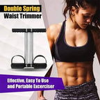 Tummy Trimmer Double Spring Resistance Trainer – Home Gym Abdominal Exercise Equipment